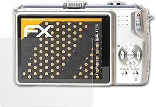 atFoliX Screen Protector compatible with Panasonic Lumix DMC-TZ5S Screen Protection Film, anti-reflective and shock-absorbing FX Protector Film (3X)