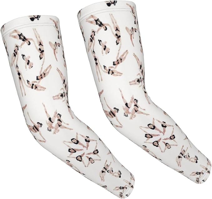 Synchronized Swimming Kids Arm Cooling Sleeves For Outdoor Activities