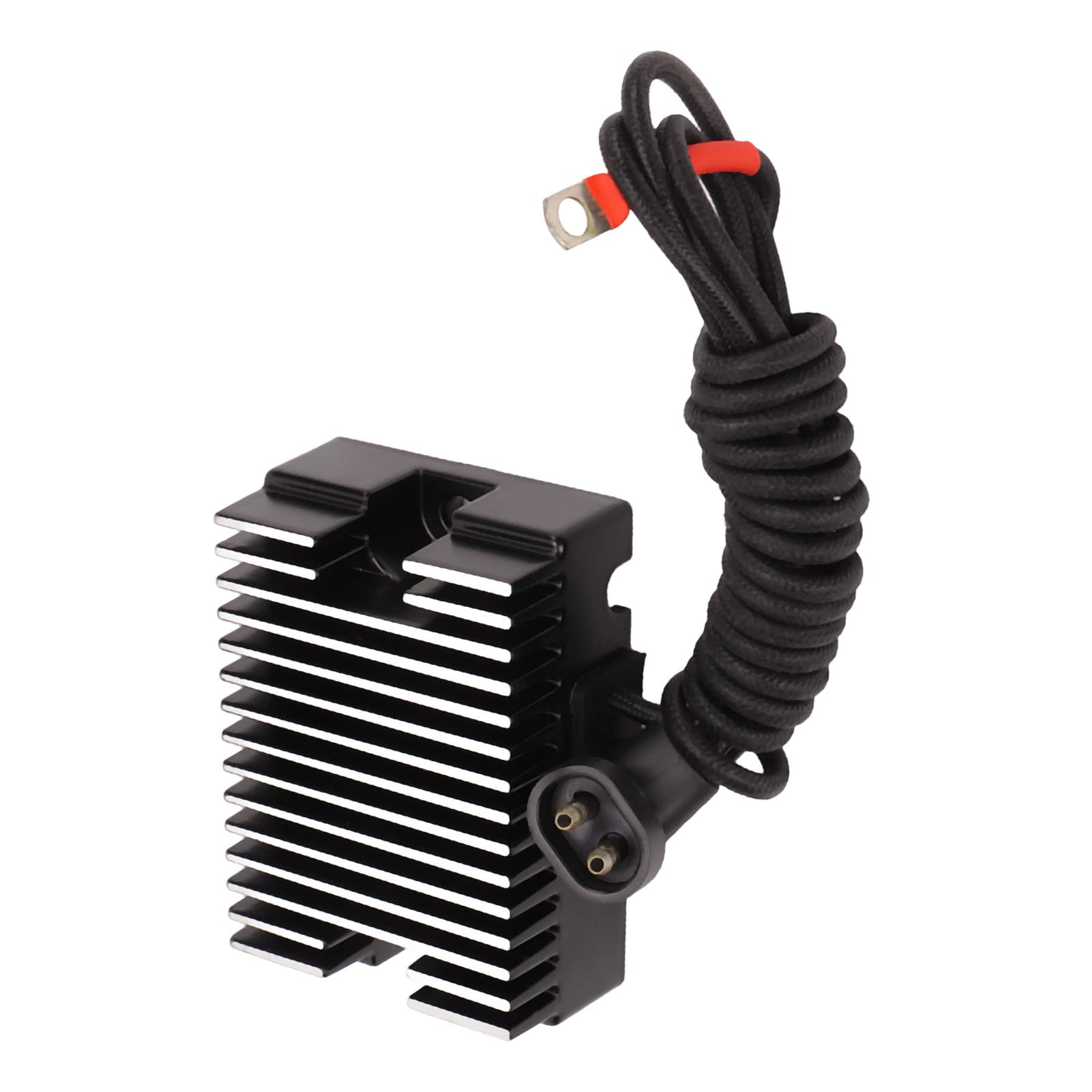 Cocoarm Prostownik Regulatora Napięcia, Metalowy Stabilizator Napięcia DC 12 V, Kontroluje Moc wyjściową ładowania, Obsługuje Napięcie Akumulatora, Pasuje do Modeli Silników Motocyklowych FLSTS FXD