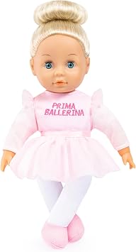 Bayer Prima Ballerina Doll for Girls 5-8, 13 in. Musical Baby Doll with Pink Tutu Dress