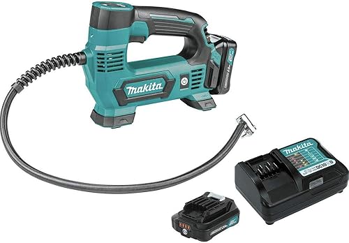 Makita MP100DWRX1 12V Max CXT Kit de inflador inalámbrico de iones de litio (2.0Ah)