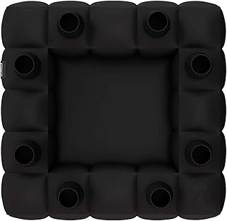 Pigro Felice 921992 Tumbona, Negro, 117x117x72 cm