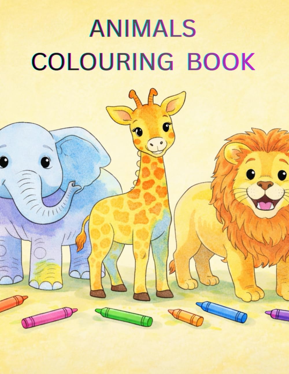 Animal Coloring Book: KINDERGARTEN CLASS
