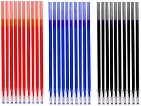 GNHG Erasable Ballpoint Pen, 30 Erasable Ballpoint Pen Refills Erasable Pen Set 0.5mm Erasable Pens for Students Kids Adults School Office Supplies