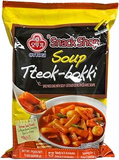 Ottogi Tteok-bokki, Korean Spicy Rice Cake, 2 Servings, 426g (Soup)