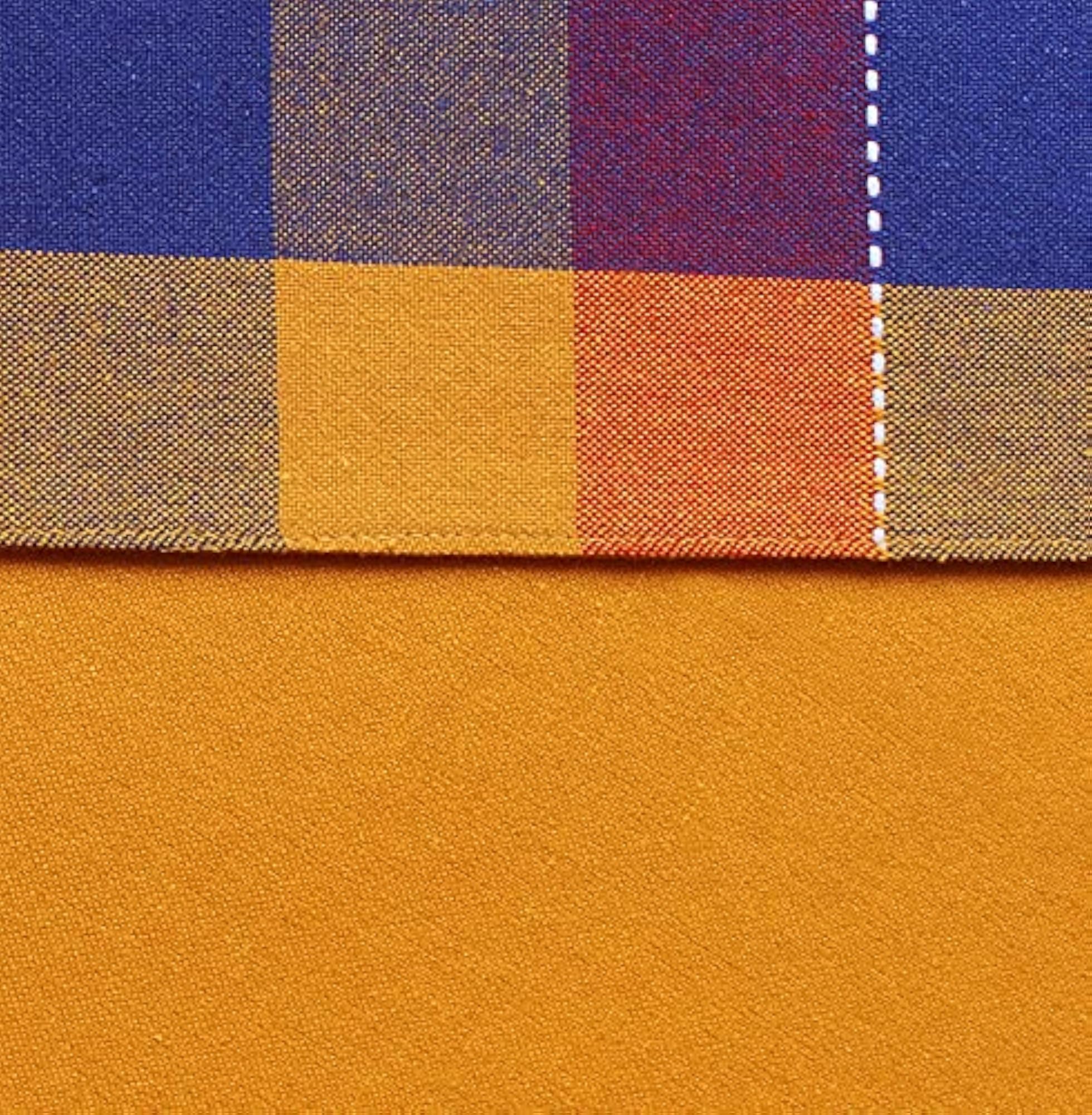 Cotton Addukkalm Designed Checked Pattern Table Runner
