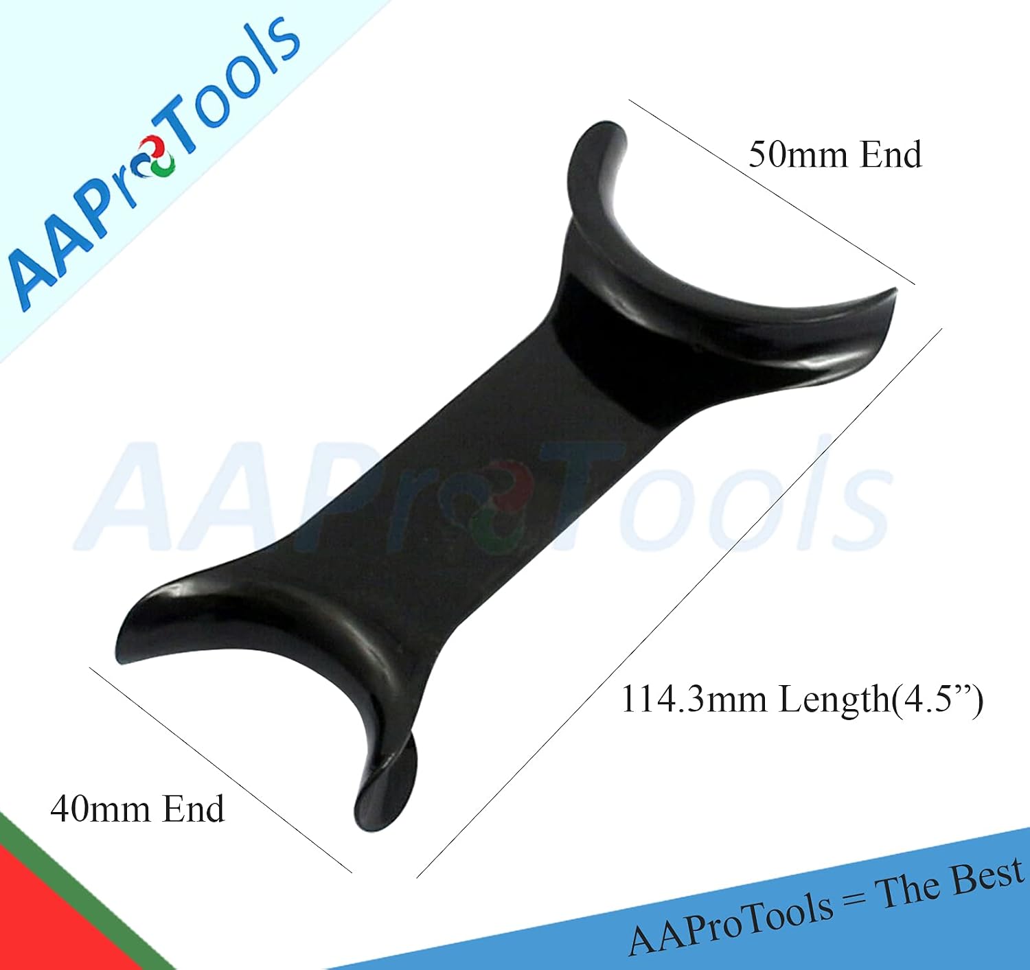 1 Piece Stainless Steel Photo Retractor Orthodontic Cheek Retractor Photography Double Ended Black Coated