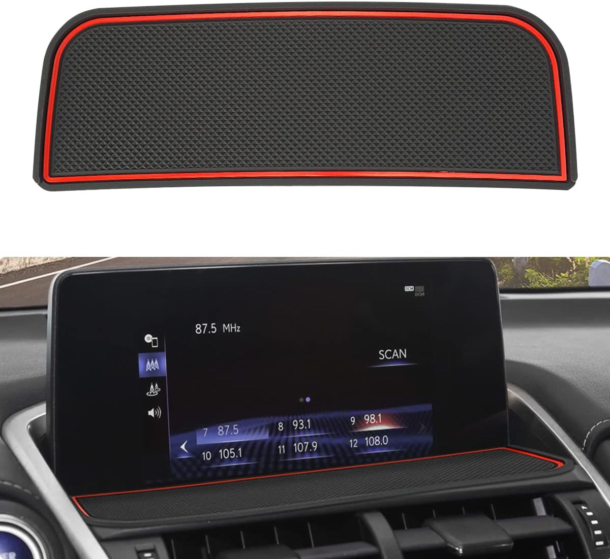INTGET Dash Dashboard Mat for Lexus NX300 NX300h NX200