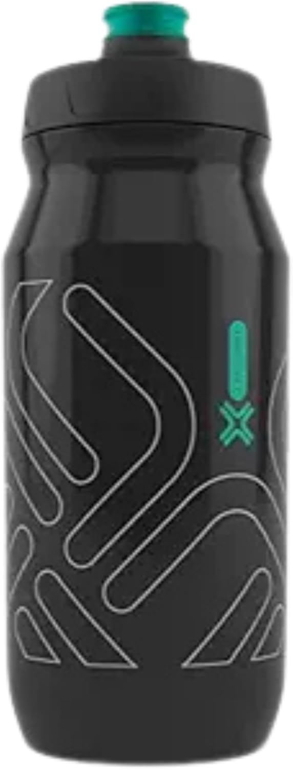 FIDLOCK Fidguard Bottle | Odor-Resistant, Easy-Squeeze Hydration with Fast-Flow Valve | Dishwasher Safe Water Bottle (600ml/21oz, Smoke + Gray)