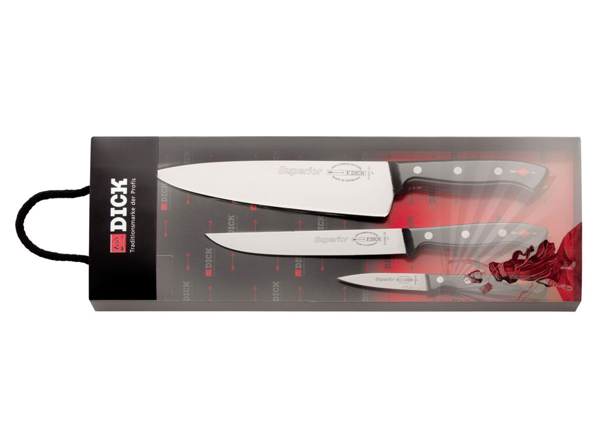 Couteaux épais lot de 3 en acier robuste pour une découpe nette et précise en cuisine