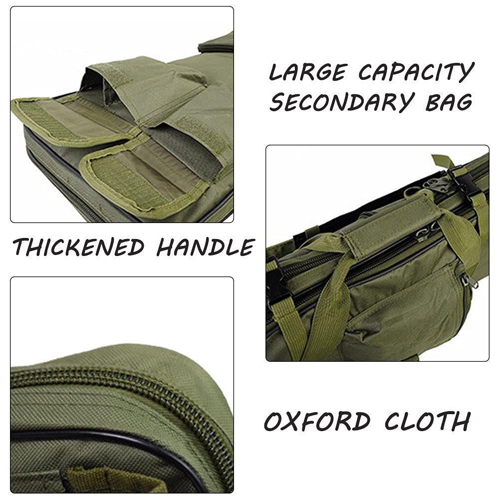 Bolsa De Armas,Funda Pistola,Funda Escopeta Caza,Bolsa para Rifle Funda para Transporte De Armas,Bolsa TáCtica con Correa De Hombro Funda De Nylon para Caza Pesca,CP-120cm