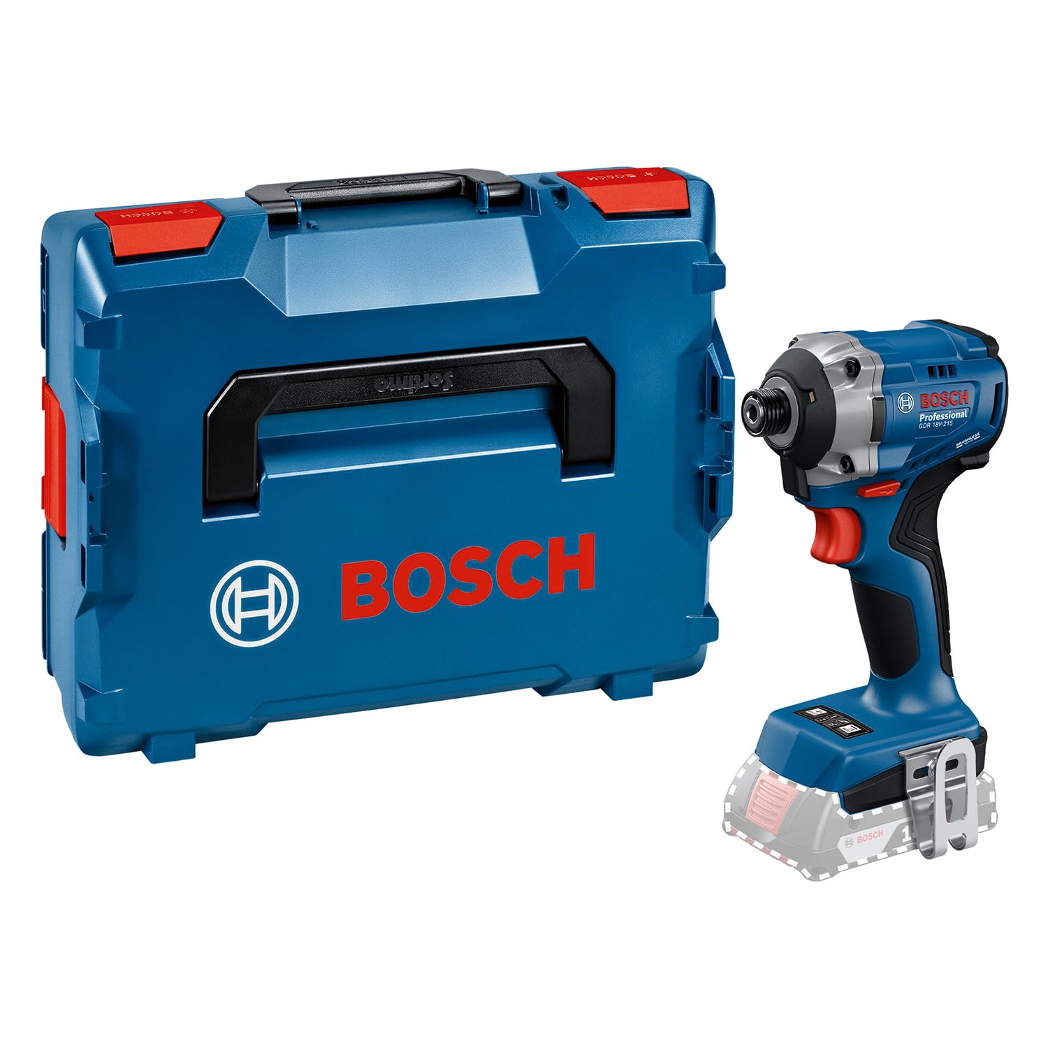 Bosch Professional 18V System Avvitatore con percussione a batteria GDR 18V-215 (incl. L-BOXX, senza batteria/caricabatteria)