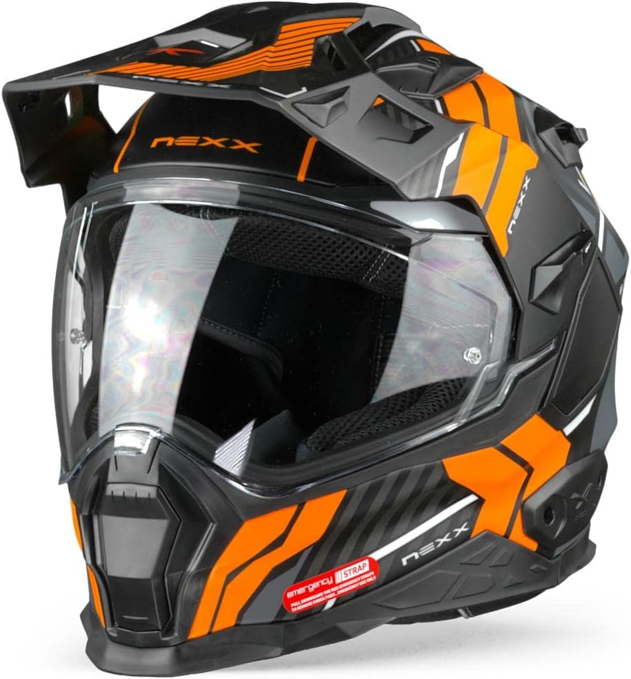 NEXX X.WED 2 Wild Country Black Orange Motorcycle Helmet