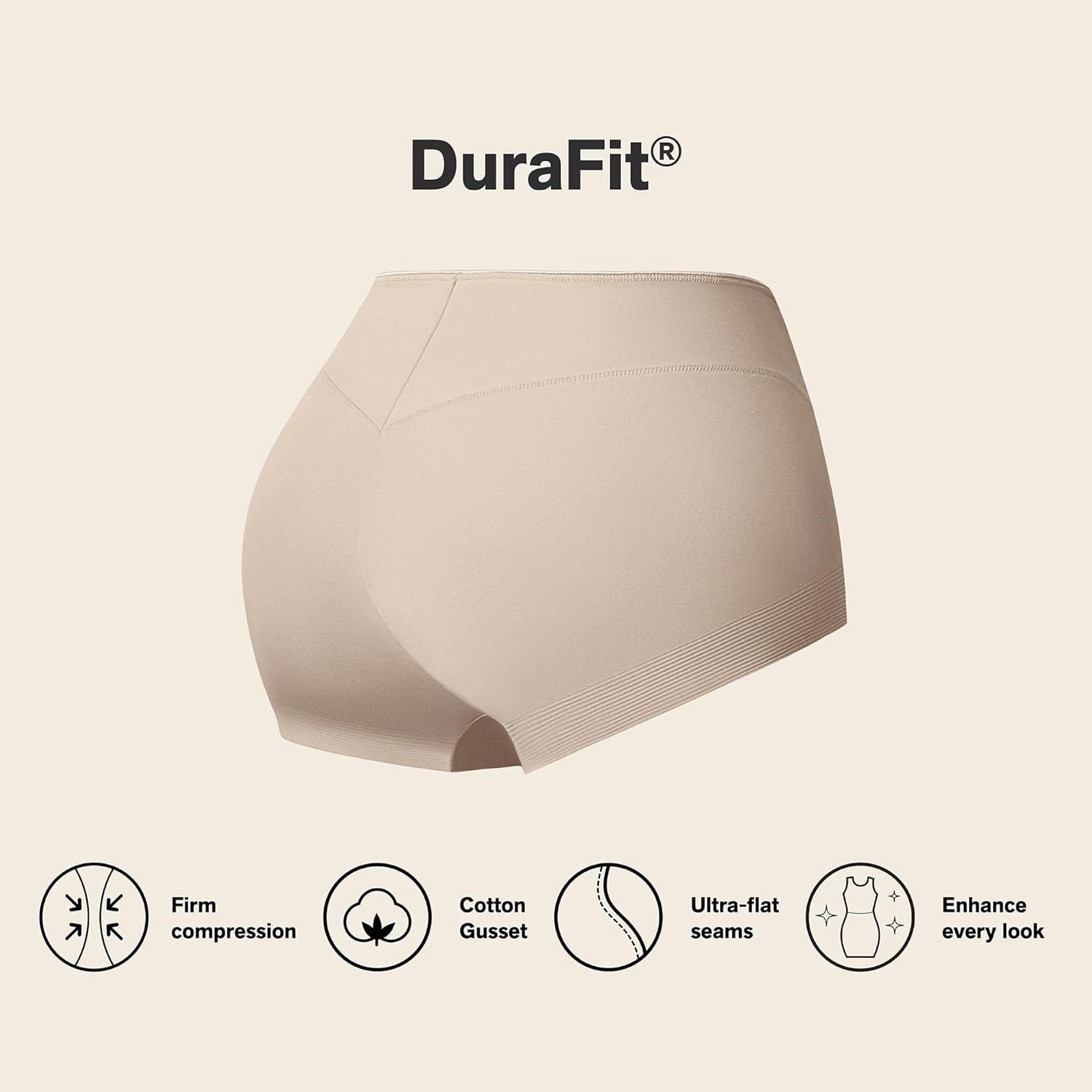 Leonisa Compression High Cut Underwear for Women - Seamless Tummy Control Panty Shaper - Image 4