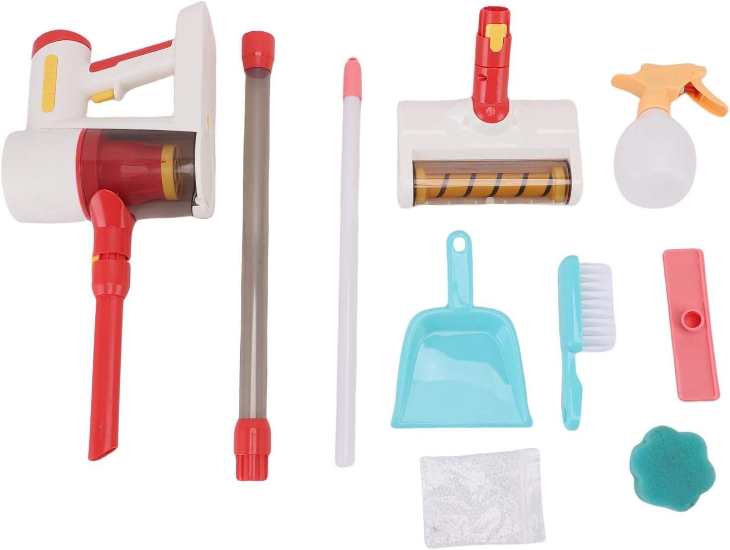 Children's Cleaning Set - Toddler Vacuum Toy with Broom, Dust Pan, Brush and Spray Bottle - Cleaning Toys for Boys and Girls Ages 3-5