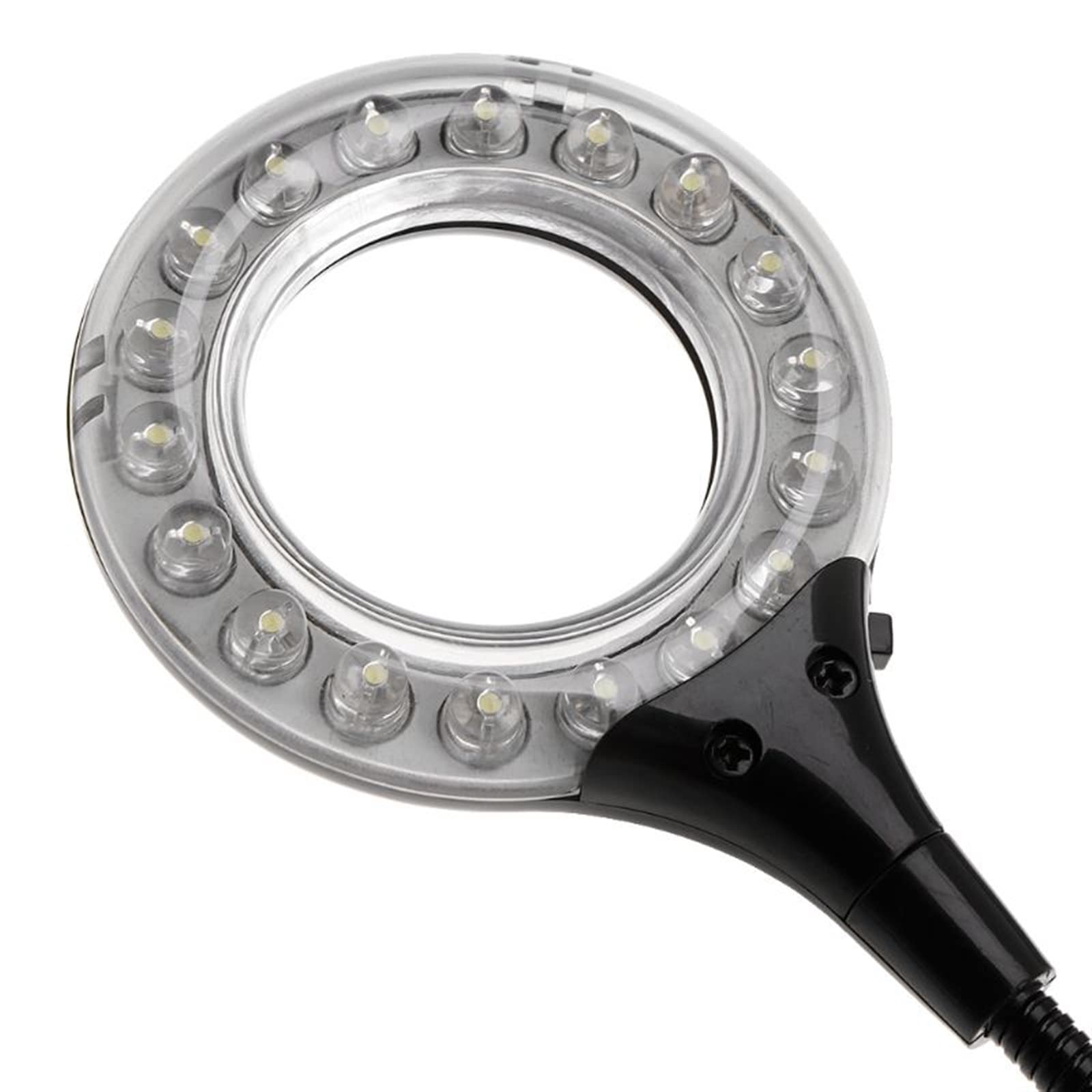Anello Luce a LED USB Tavolo 5V Lampadina Luminosa Collo di Cigno Flessibile Lettura ad Angolo Regolabile da Campeggio Lampade per Laptop Lampada