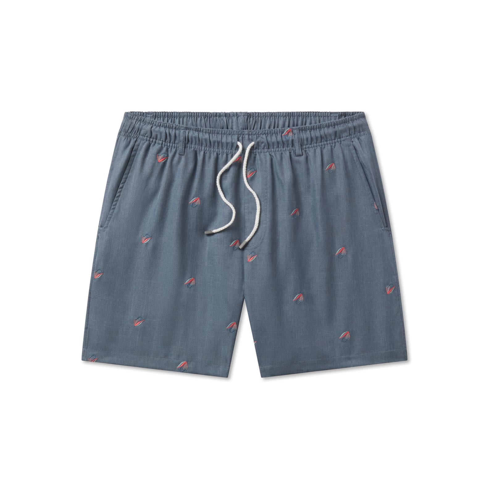 Southern Marsh Dockside Swim Trunks - Chambray Fly, Navy, Small