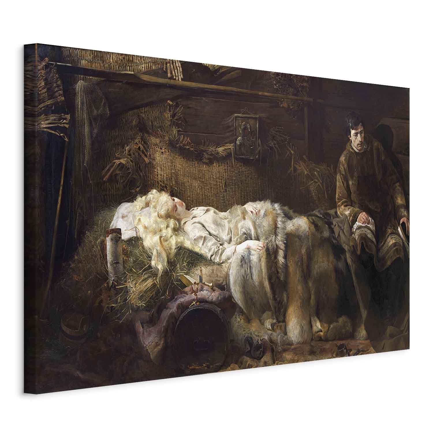 murando - Quadro Fonoassorbente Jacek Malczewski La Morte Di Ellenai 60x40 cm 1 Pezzo - Quadri Acustici XXL Grandi - Pannelli Fonoassorbenti Decorativi - Decorazione da Parete Soggiorno l-G-10680-b-a
