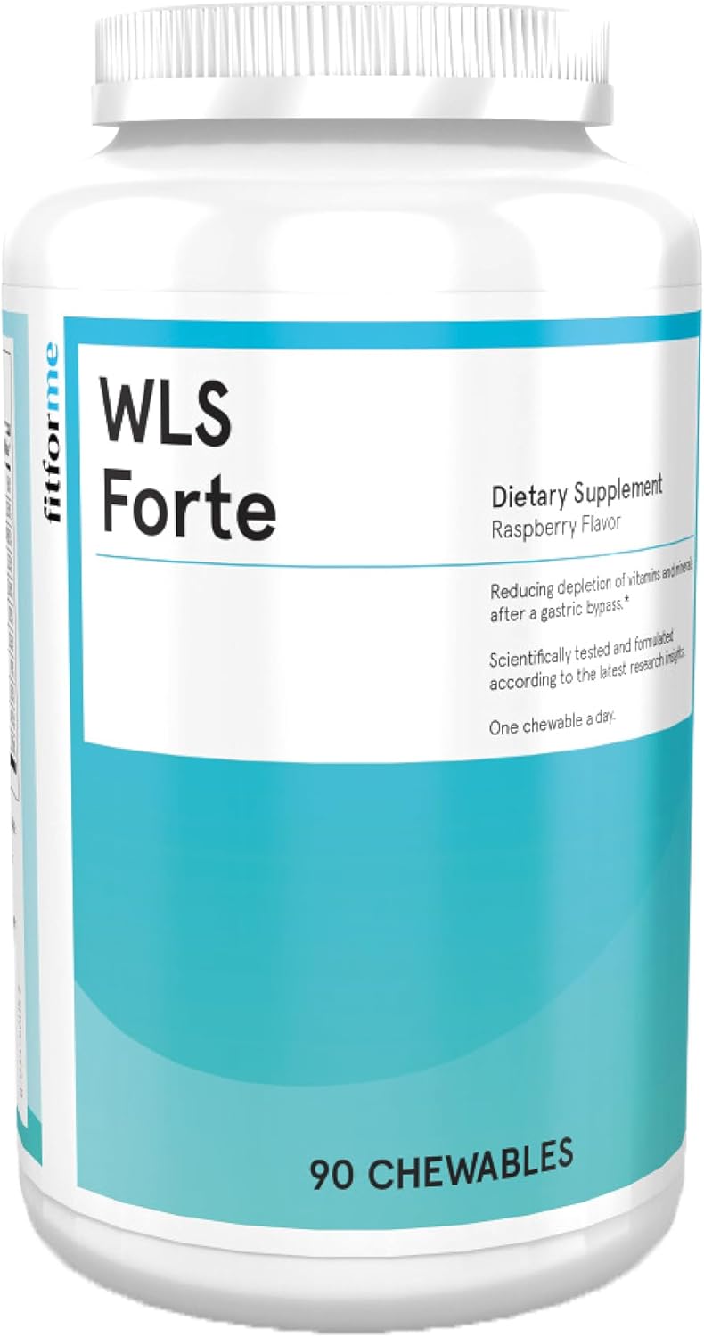 Bariatric Multivitamins After Gastric Bypass - One a Day WLS Forte Chewable - 90 Days Supply of Vitamins &amp; Minerals - Scientifically Proven
