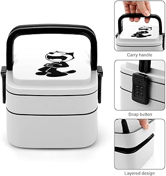 Amazon | フィリックス ザ キャット弁当箱 ランチボックス 二段