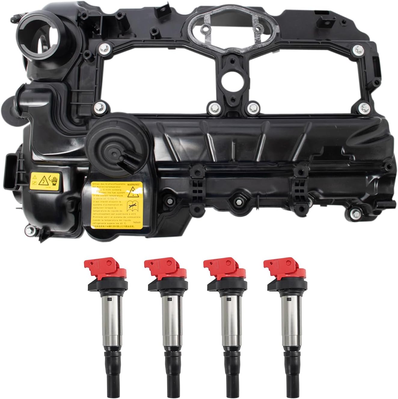 TRQ Ignition Coil Kit 5 Piece High Performance Compatible with 2012 BMW 328i 2015-2016 328i GT xDrive 2014-2016 428i