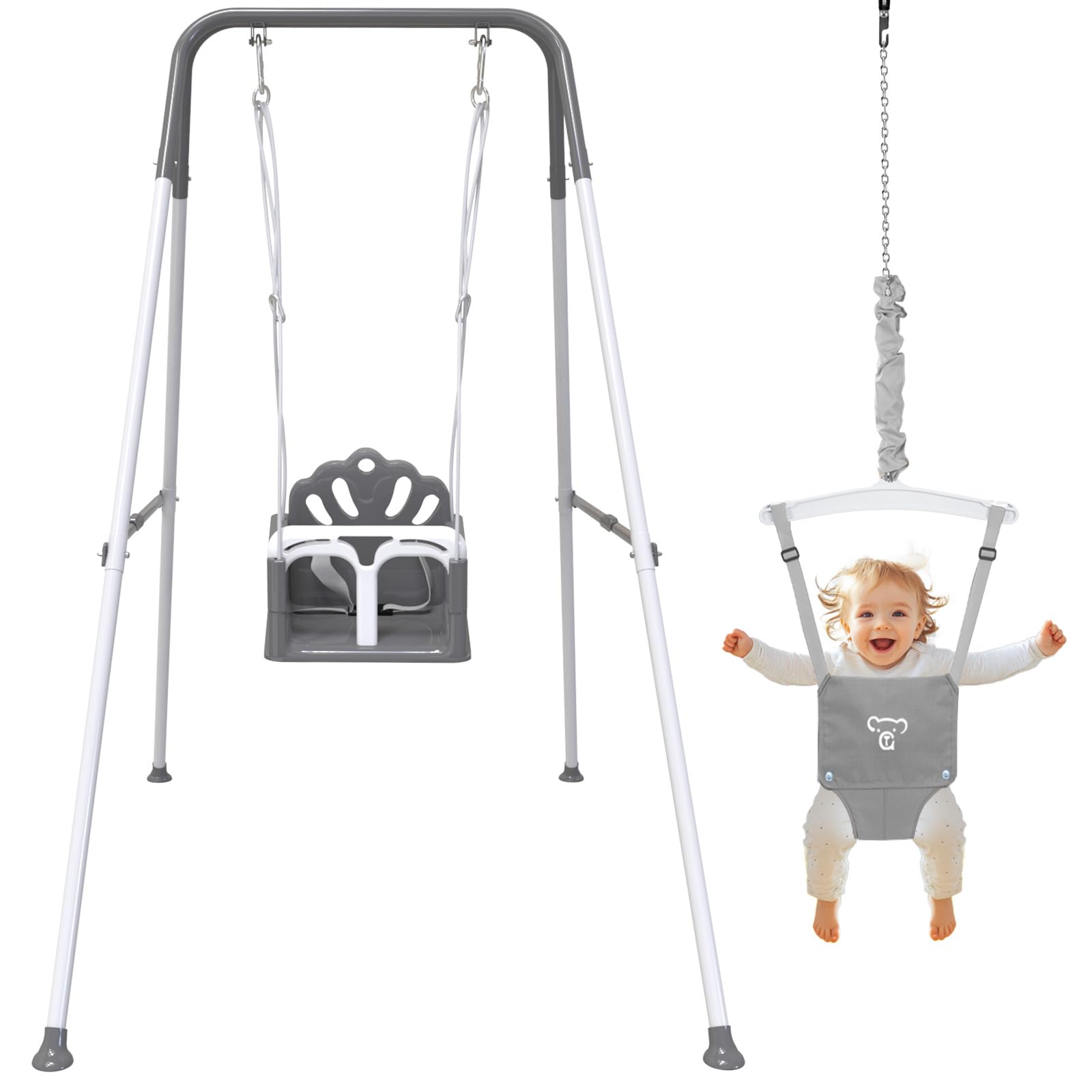 Jolly Jumper For Baby Foldable Toddler Swing Set And Baby Jumper
