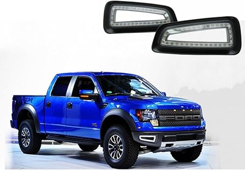 Auto-Tech - Kit de 2 luces LED de circulación diurna LED DRL para Ford F150 F-150 2010-2014