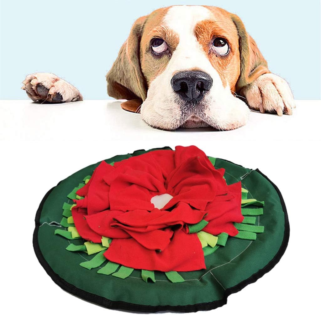 Dog Treat Dispensing Snuffle Toy Stuffed Chew for Puppy Teething Soft Plush Blanket for Small Dogs