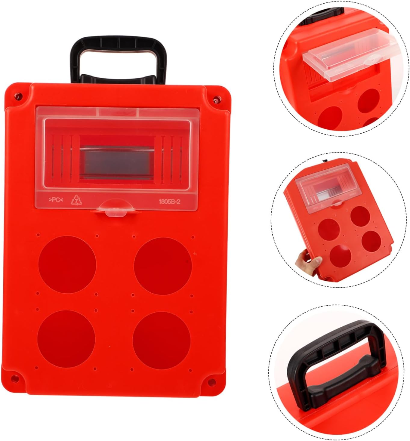 Veemoon Weatherproof Electrical Boxes Plastic Distribution Box Robust Circuit Breaker Industrial Use