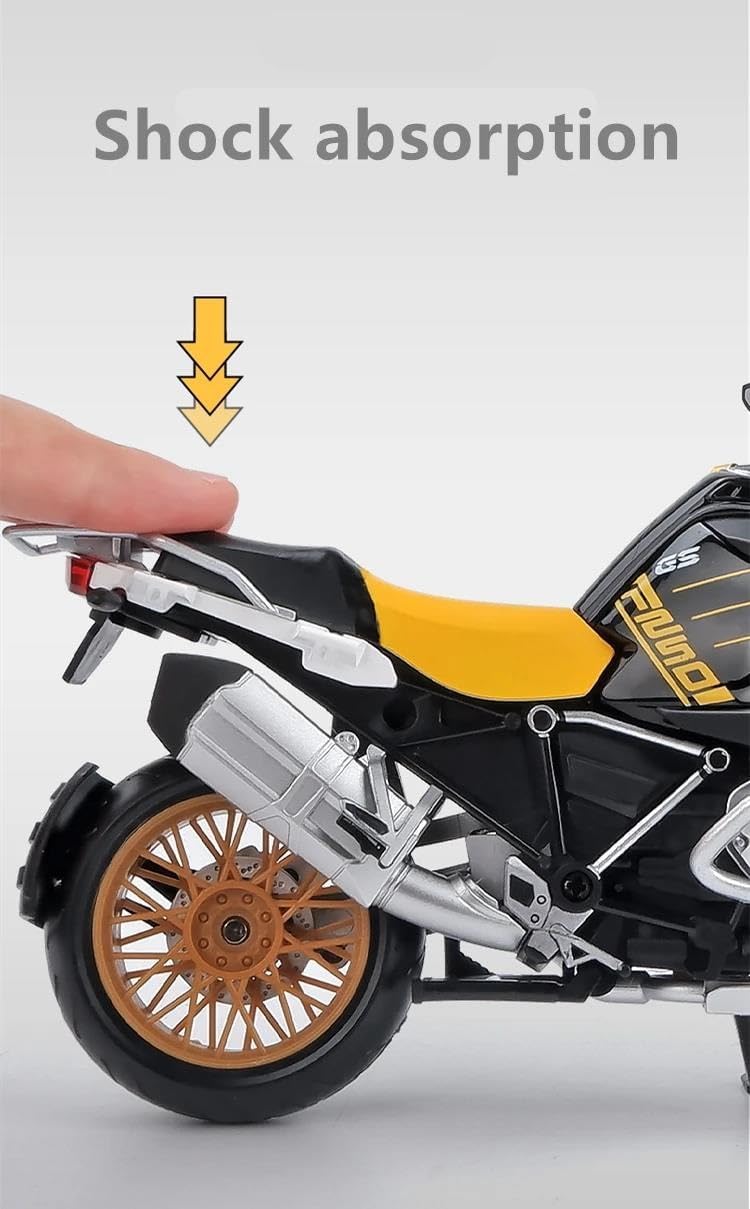に適合する R1250 GS 1:12 合金レーシングバイクモデル シミュレーション ダイキャストメタル 【結】 ストリ