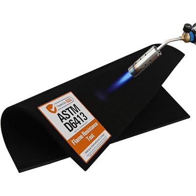 Matace Welding Blanket Fireproof Carbon Felt Soldering Mat & Pad, 5mm Flame Retardant Fabric, Heat Shield for Brazing, Stove Wick, Automotive Repair, HVAC Plumbing - 12x14 Inch, 2 Pack, Black