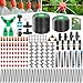 Forever Speed 315 Pcs Irrigation System Kit Garden Watering System,60 m + 15 m Irrigation Pipes,Drip Irrigation System Automatic Irrigation System for Greenhouse, Yard, Lawn, Plant