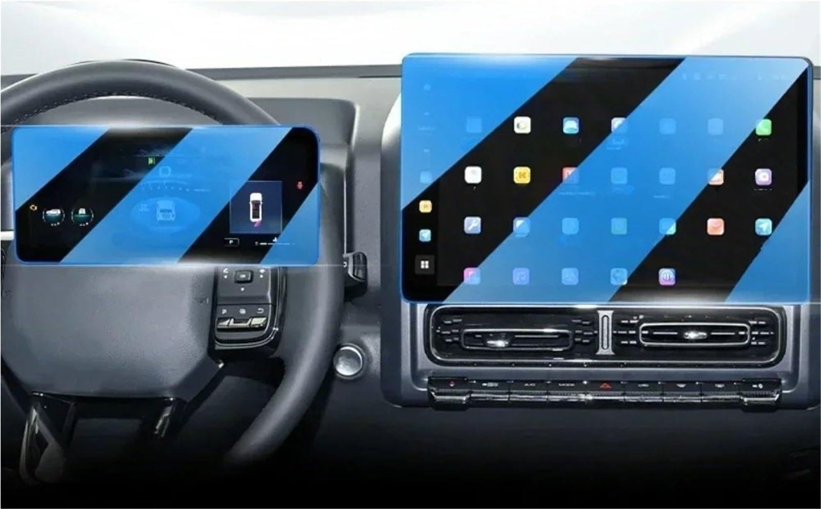 Navigation Pellicola Protettiva Per Haval H9 2025 2024 Pellicola Protettiva In Vetro Temperato Per Console Centrale Interna, Schermo LCD Di Navigazione, Pellicola Antigraffio(A)