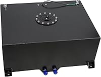 Vista 9 de Tanque Universal de 2.5 Galones 10L para Celda de Combustible con Tapa y Emisor de Nivel, Aluminio Pulido Negro