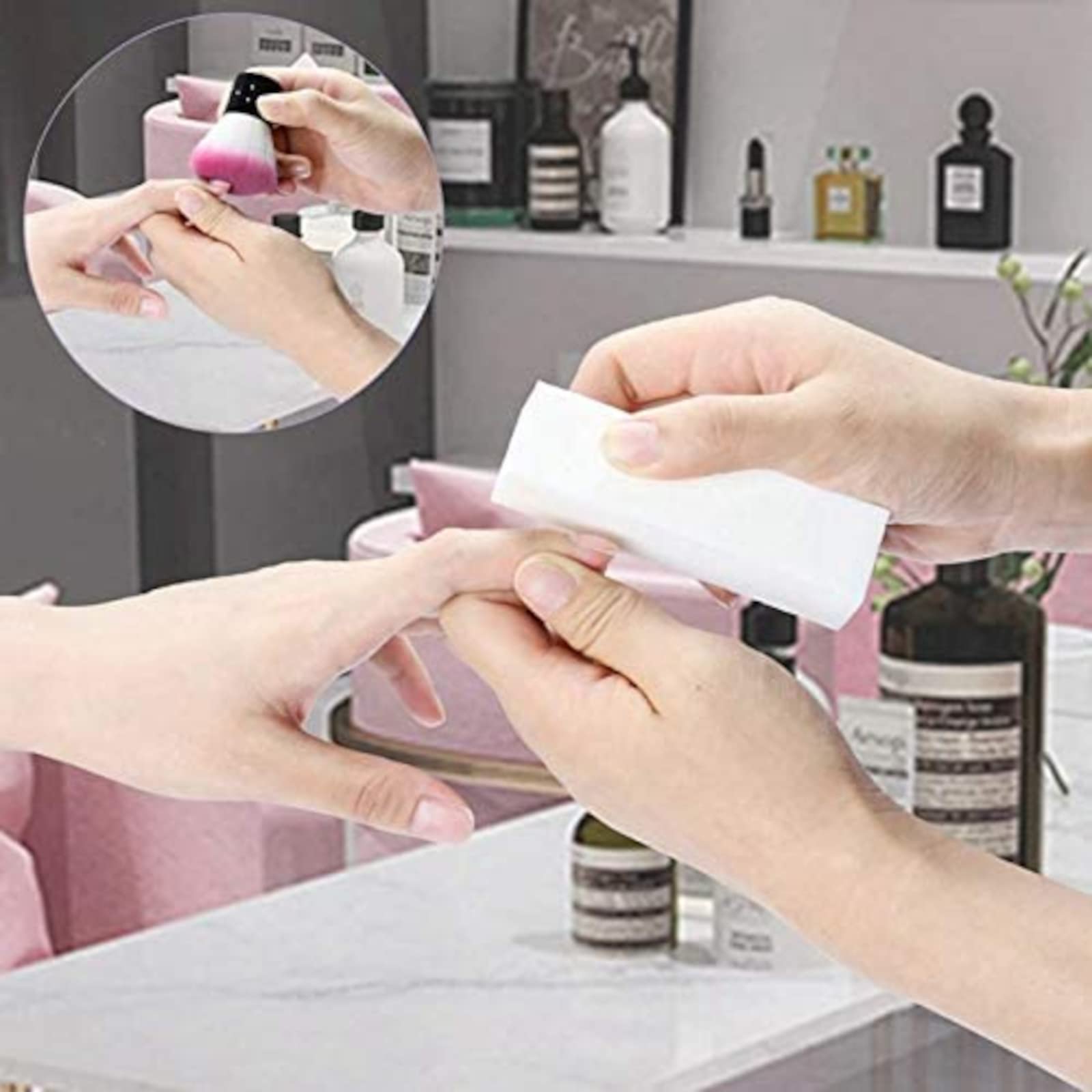 10x Nagelfeilen Buffer 10 Stück Weiß Buffer für Nägel Gelnägel Nail Buffer Nagelfeile Buffer Set Schleifblöcke Maniküre Werkzeug mit einem Nagelpinsel Entstauben (10x Stück)