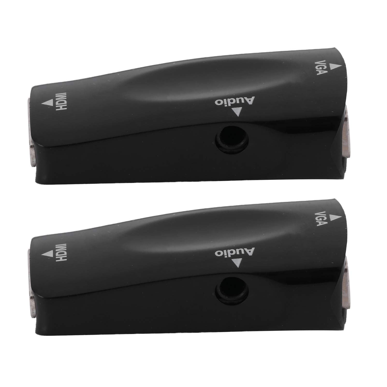 Goshyda Adaptateur HDMI Femelle vers VGA, Convertisseur Vidéo 1080P avec Câble Audio 3,5 mm