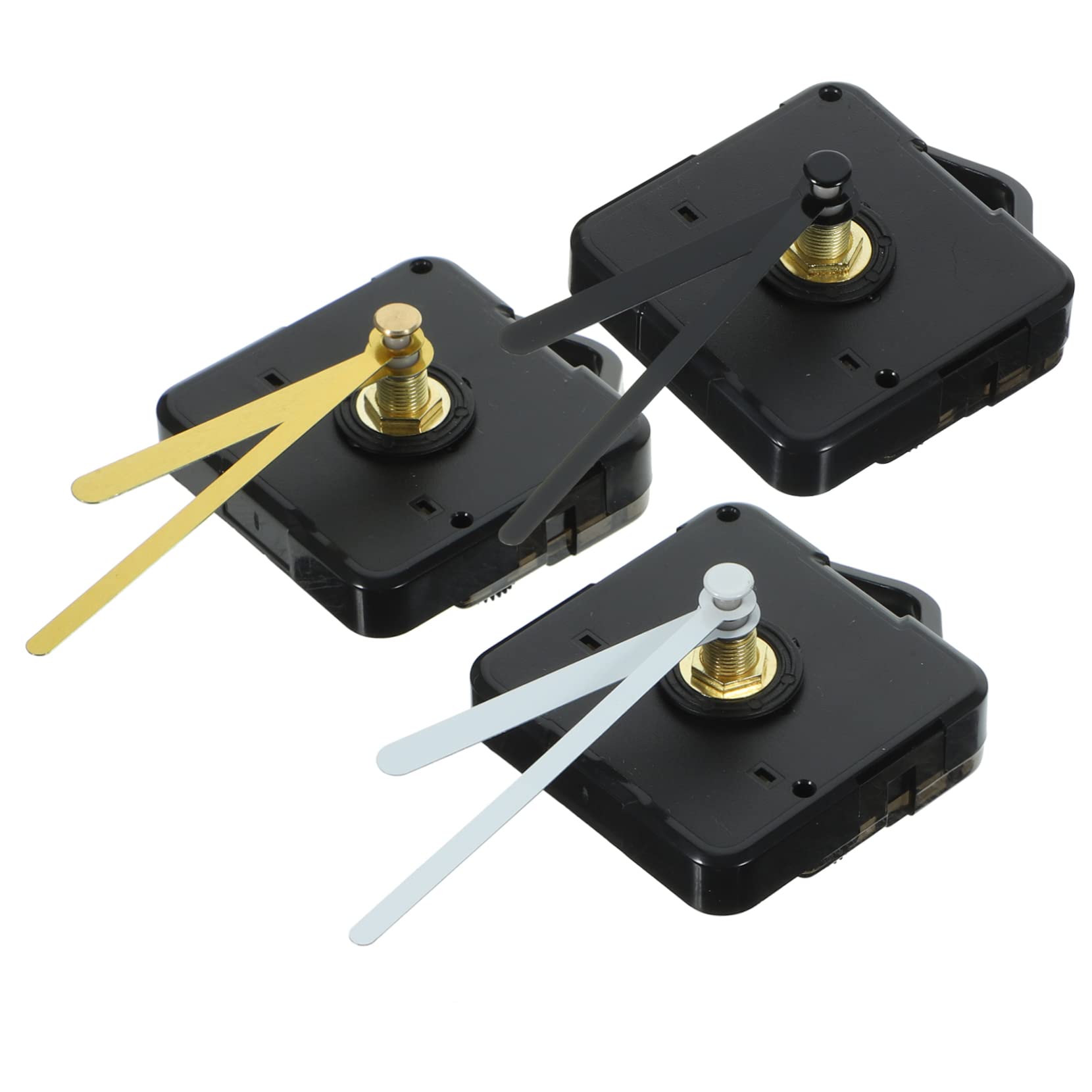 Housoutil 3 Sätze Batteriebetriebener Uhrmotor-ersatz-wanduhrmechanismus-kit 3 Farbige