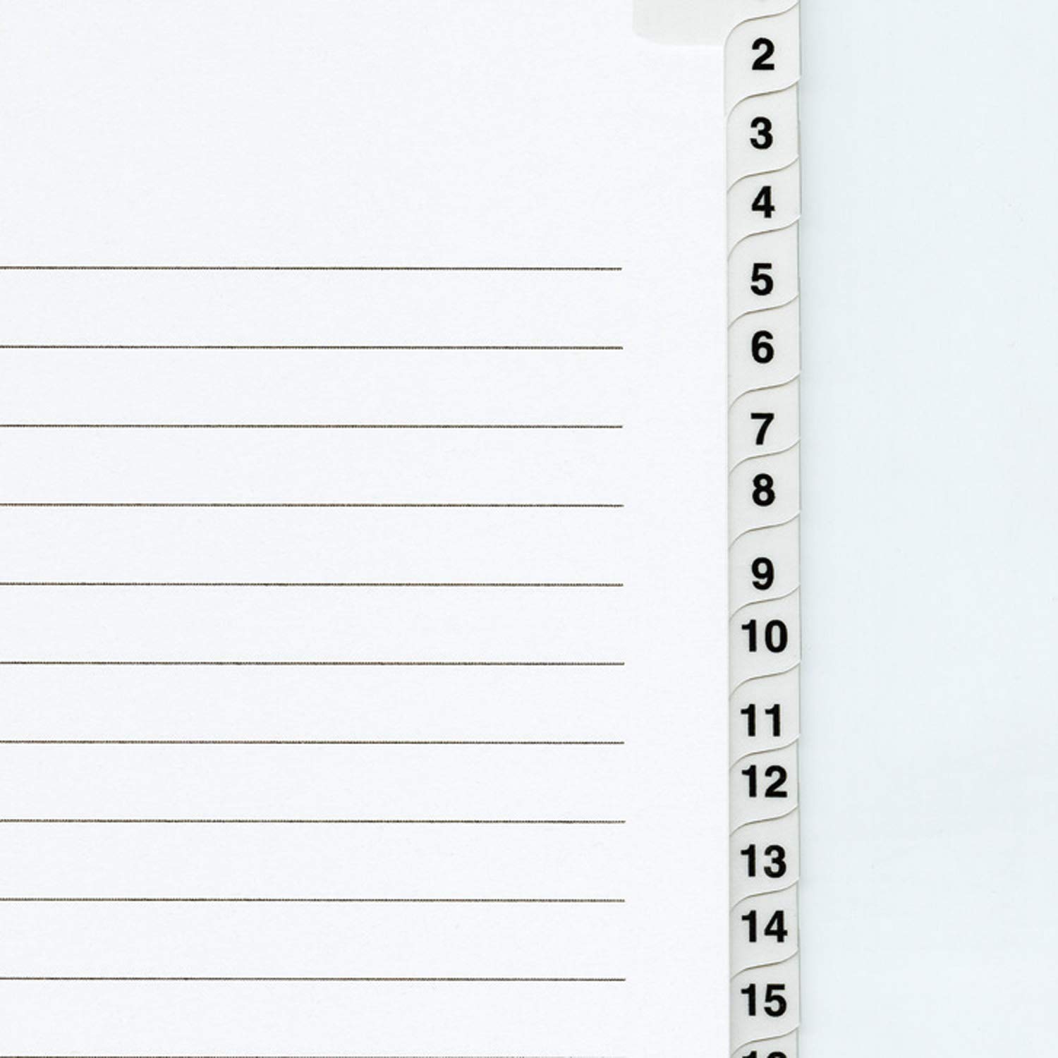 Amazon | マルマン インデックス A4 2穴 インデックスシート 31山 数字