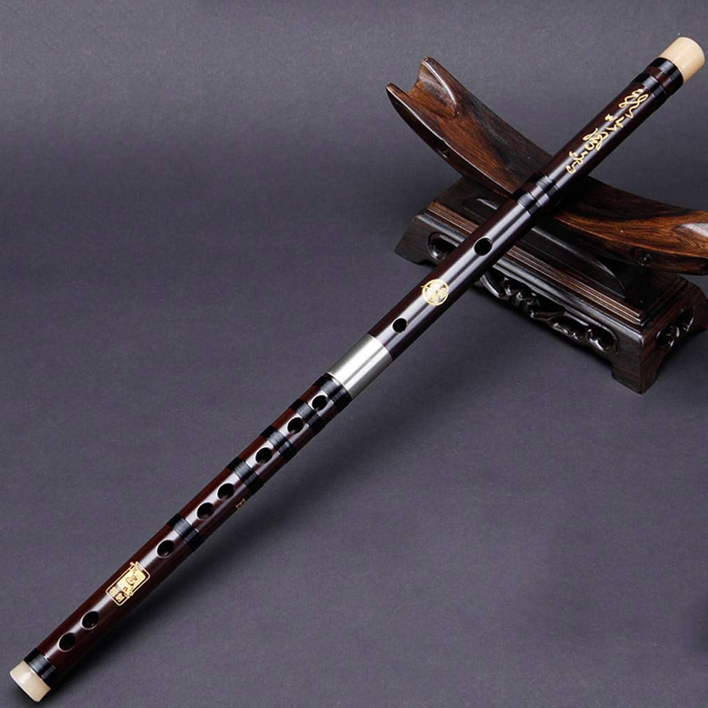 flauto Bambù Flauto Riproduzione Vecchio mogano scanalatura strumento a fiato in legno for principianti professionale studio di livello flauto di bambù Strumento musicale flauto in do ( Color : E )