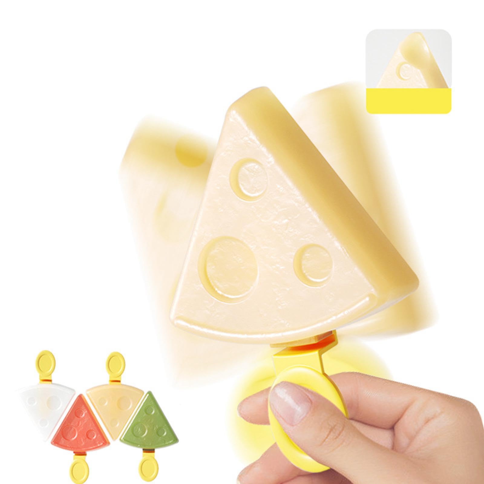 ELBME® 6X Ice Cream Making with Sticks Easy Release Homemade Popsicle Making Shapes Yellow Blue-image-9