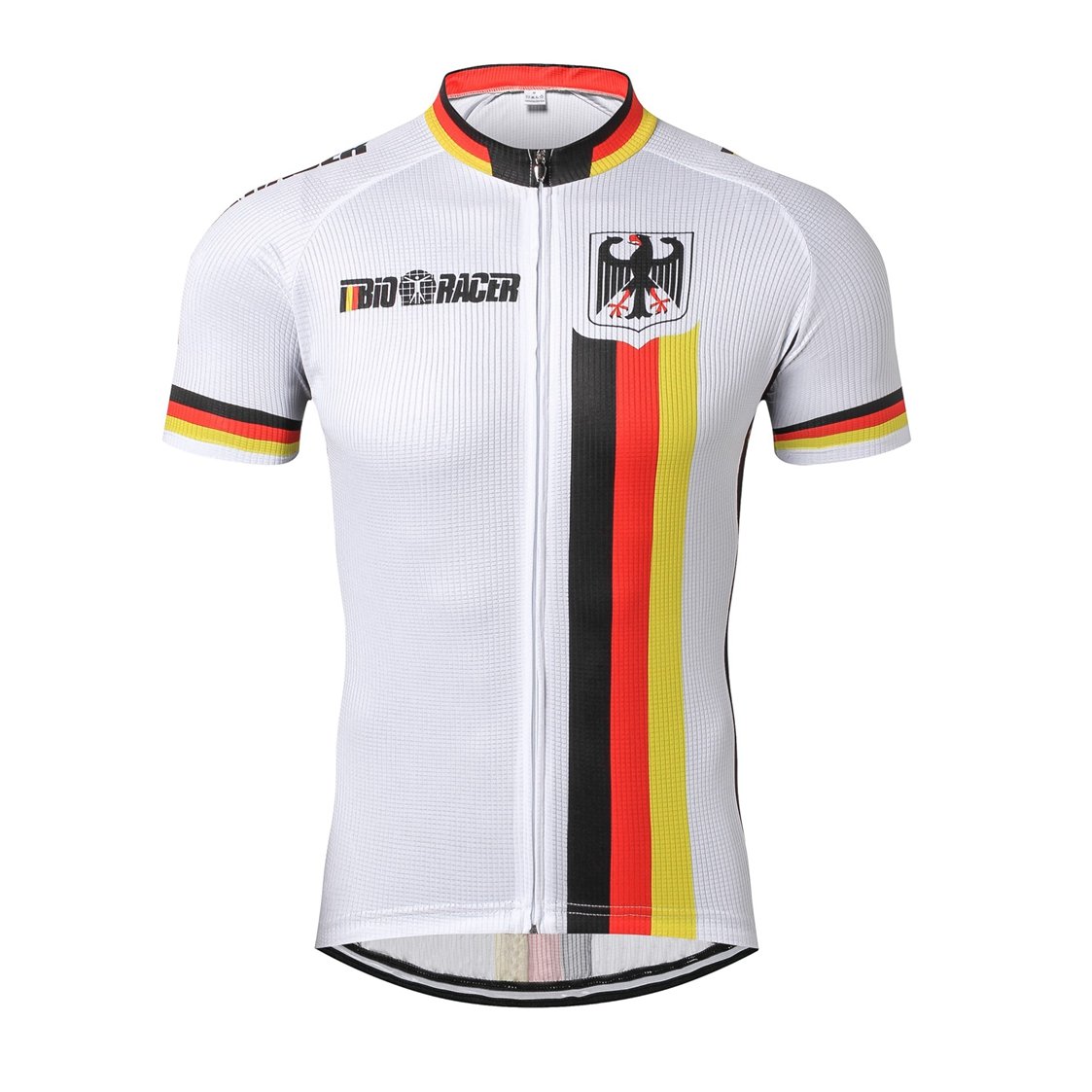 weimostar Bike Jersey Men Cycling Jersey Bicycle top Breathable White