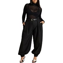 ELOQUII Balloon Trouser with Pleats | Women's Plus Size