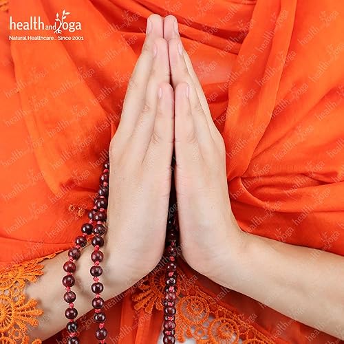 Miniatura 5 de HealthAndYoga(TM) NatureSooth - Cuentas de madera de rosa