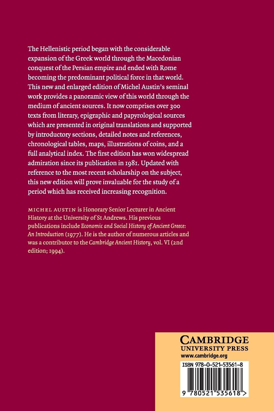 The Hellenistic World from Alexander to the Roman Conquest: A Selection of Ancient Sources in Translation