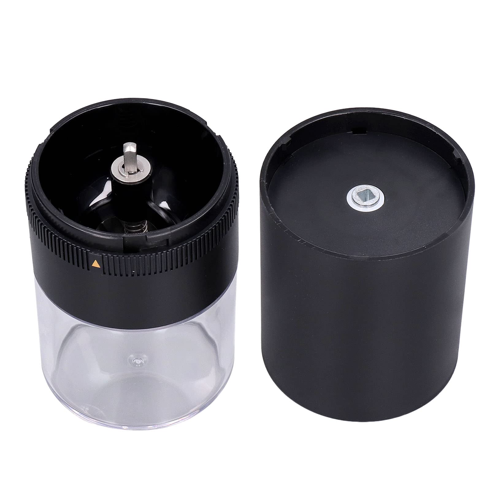 Molinillo de café BuyWeek, molinillo de café eléctrico, pequeño molinillo de café automático recargable, molinillo de café expreso(Negro)