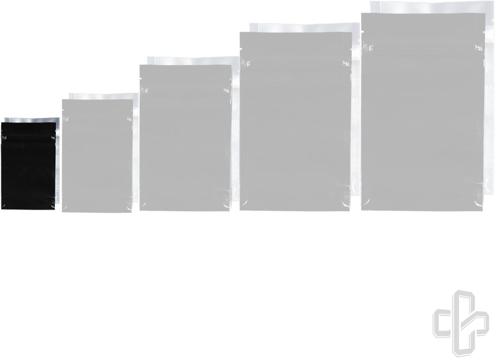 Black/Clear Gram Mylar Bag 3” X 4.5” - 1,000 pcs …