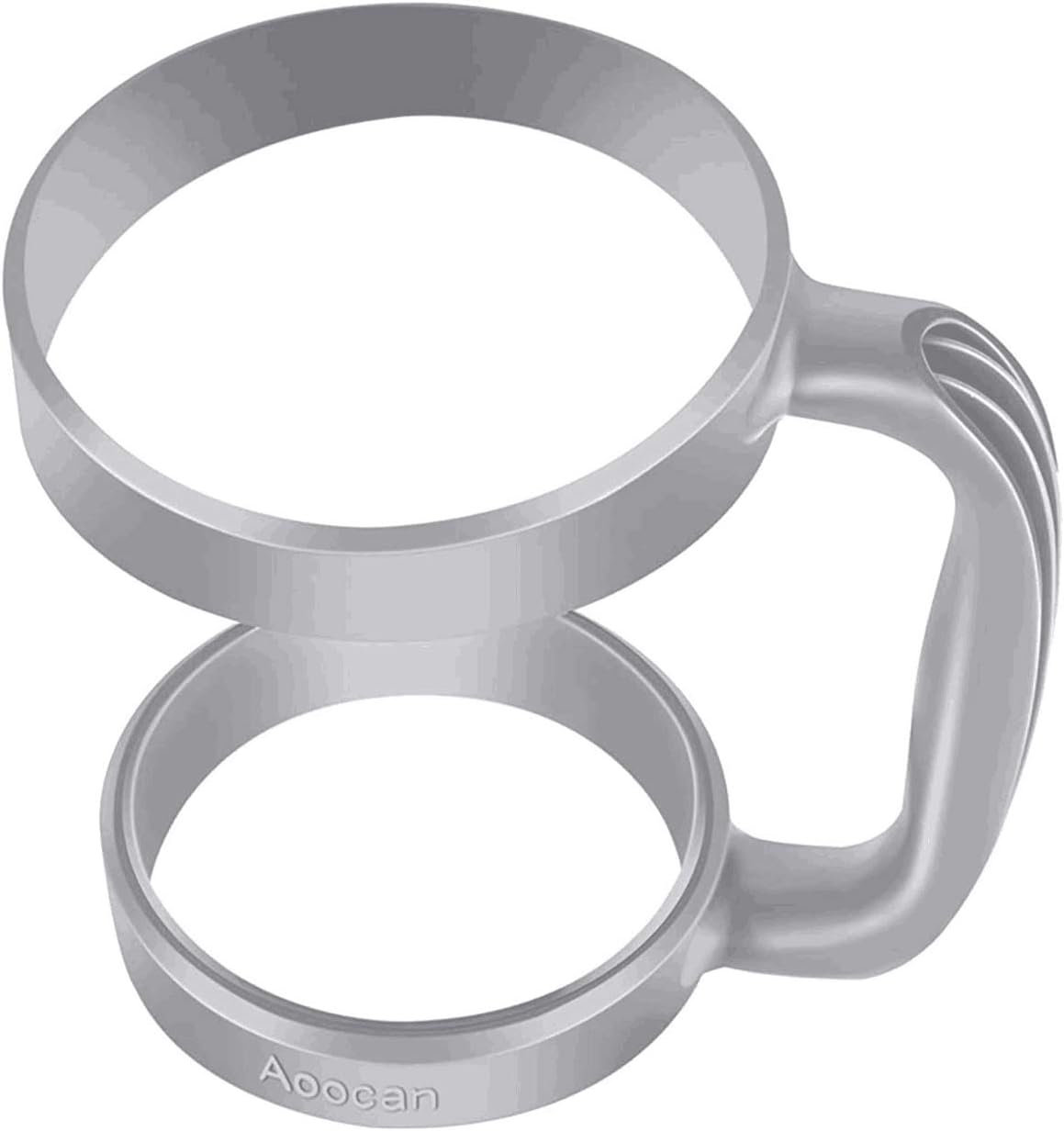 Aoocan Handle for Yeti Rambler 30 oz Tumblers, Sic Cup Ozark Trail and more Tumbler mug (Gray)