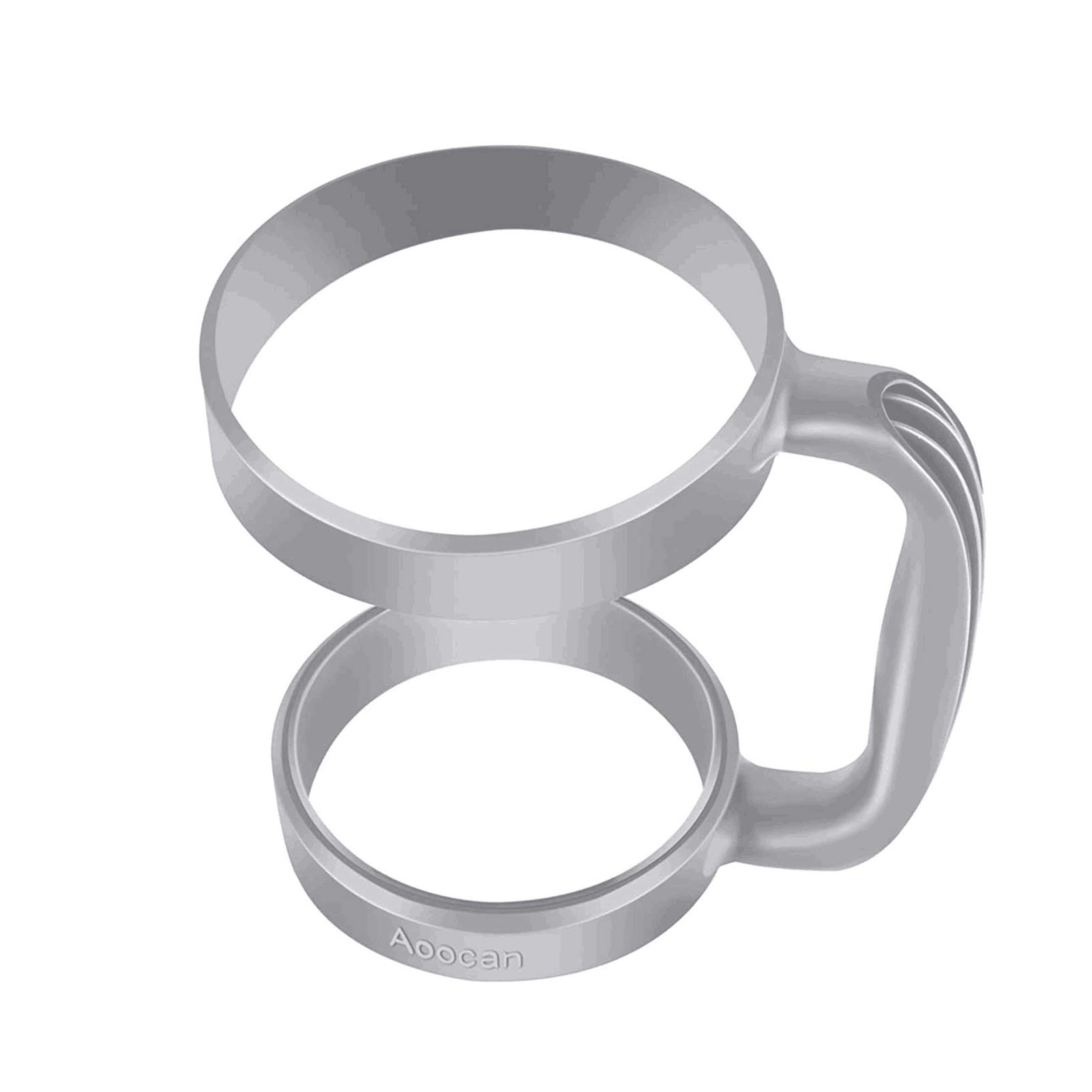 Aoocan Handle for Yeti Rambler 30 oz Tumblers, Sic Cup Ozark Trail and more Tumbler mug (Gray)