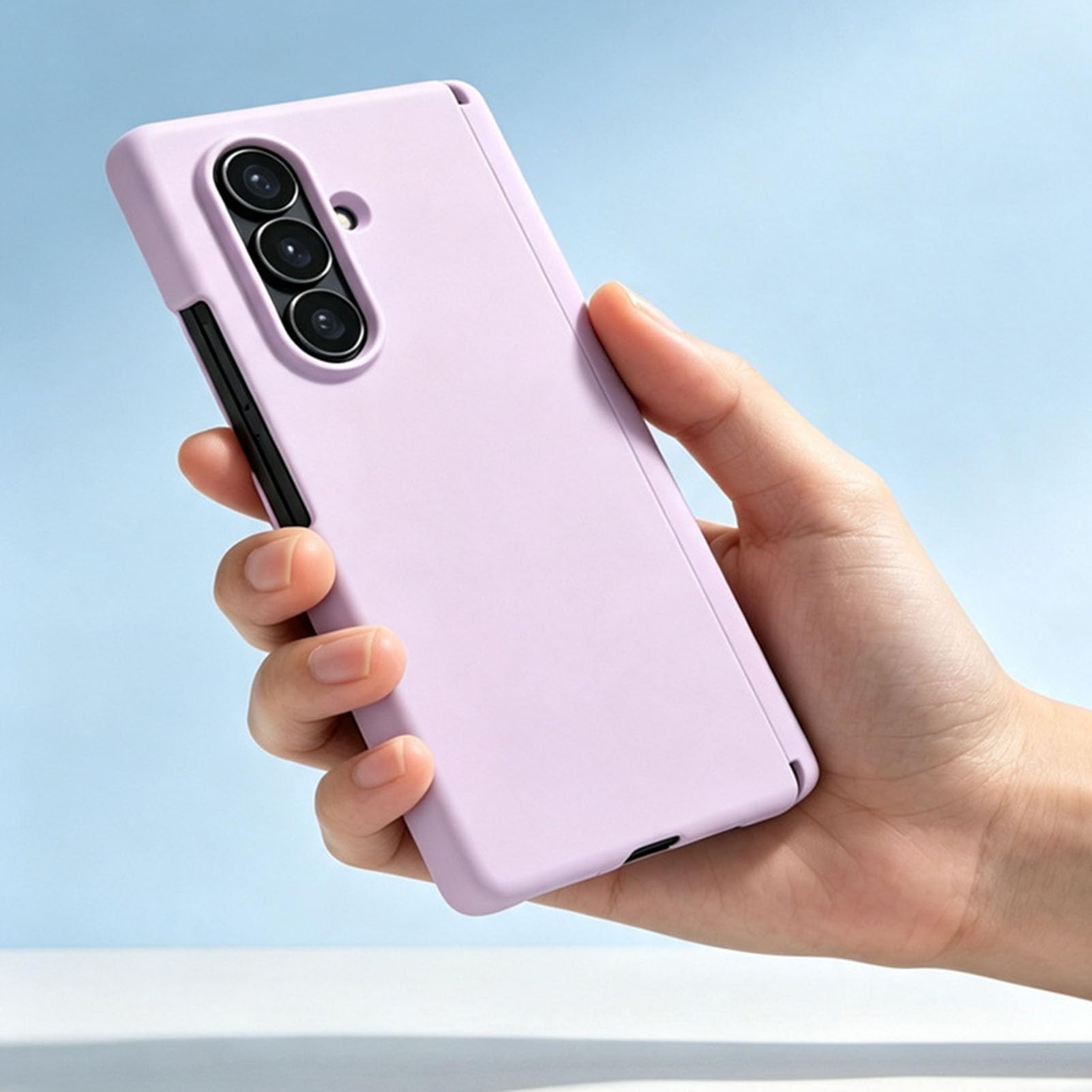 Smukłe etui do Samsung Galaxy Z Fold 8 Ultra, płynny silikon