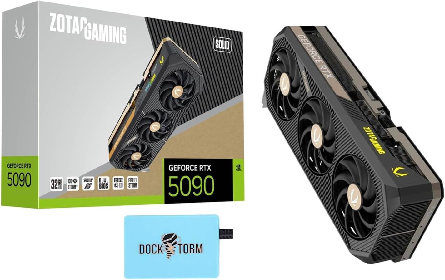 Amazon.com: ZOTAC Gaming GeForce RTX 5090 Solid 32 GB GDDR7 GPU ...